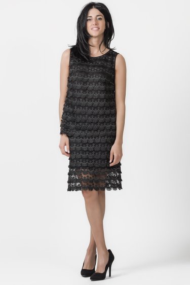 longuette in pizzo macrame', 22GE01/TP01 | 9900 longuette in pizzo macrame', 22GE01/TP01 | 9900