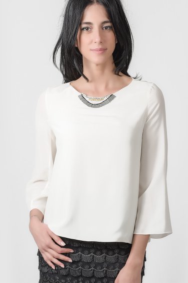 casacca in crepe de chine, 22GZ10/TU02 | 1100 casacca in crepe de chine, 22GZ10/TU02 | 1100